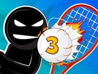Stick Figure Badminton 3